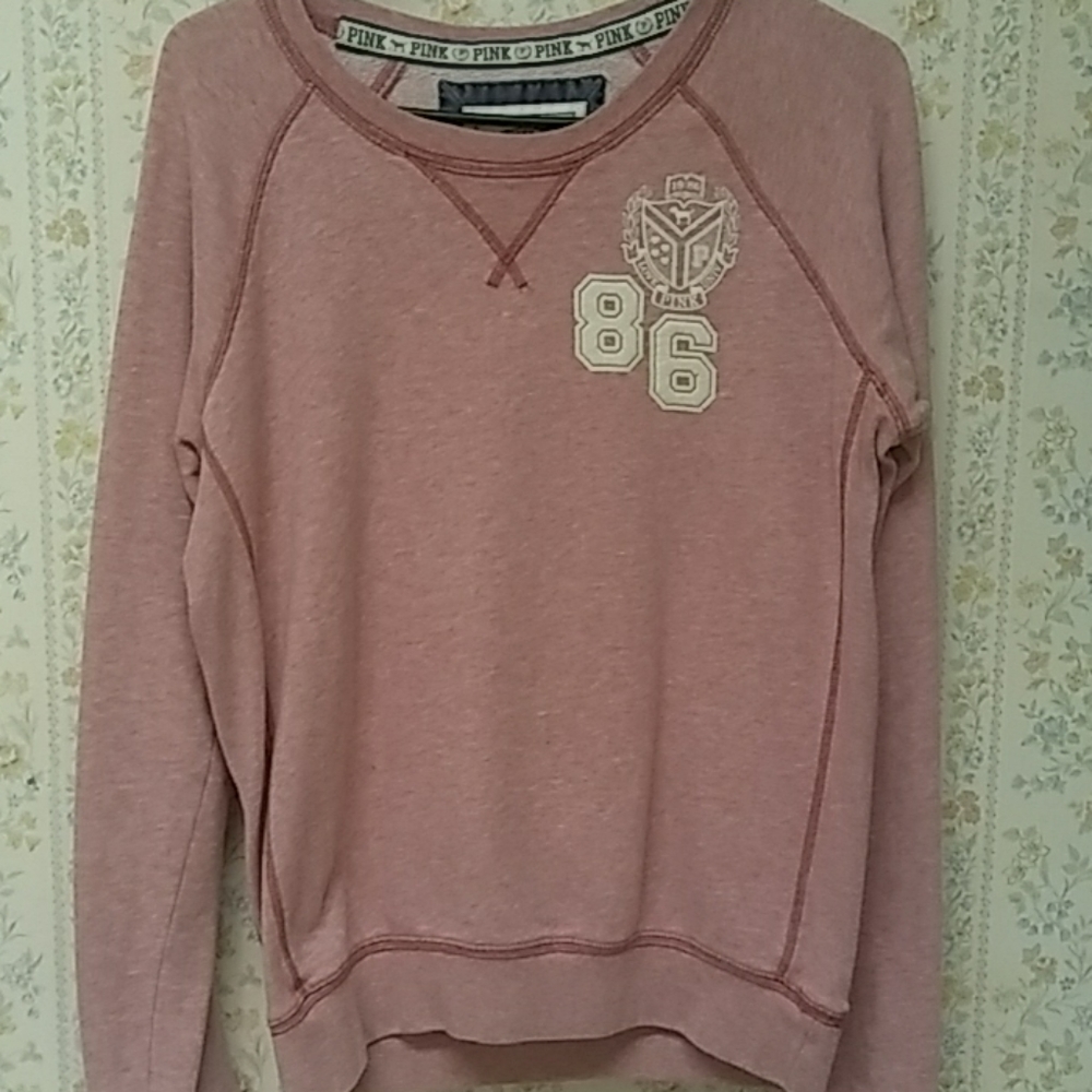 Pink crew neck